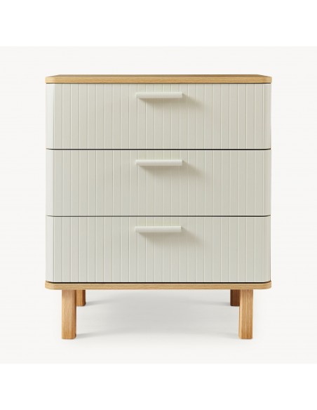 kommode med skuffer træ eg opbevaring