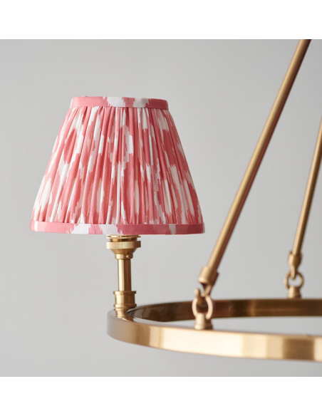 lysekrone skærme stuelampe spisebord messing