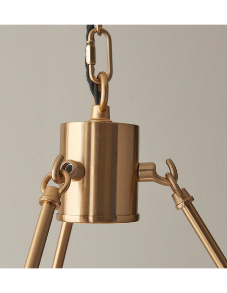 lysekrone skærme stuelampe spisebord messing