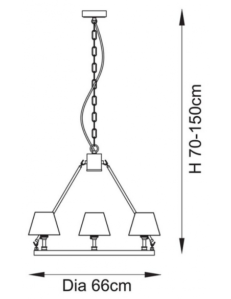 lysekrone skærme stuelampe spisebord messing