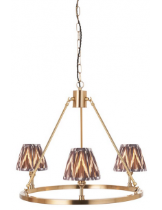 lysekrone skærme stuelampe spisebord messing