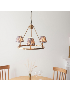 lysekrone skærme stuelampe spisebord messing 2