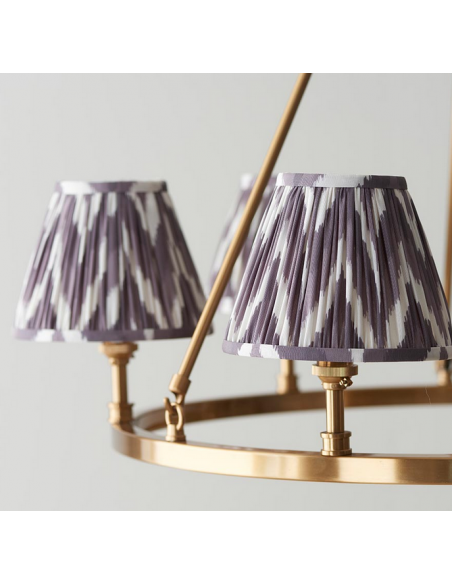 lysekrone skærme stuelampe spisebord messing