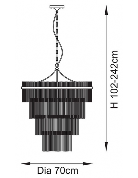 lysekrone glas stuelampe spisebord messing