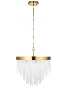 lysekrone glas stuelampe spisebord messing 2