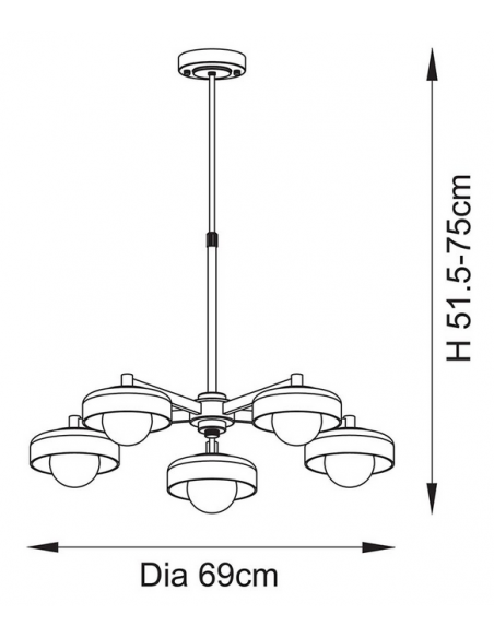 lysekrone glas stuelampe spisebord messing