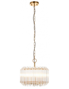 lysekrone glas stuelampe spisebord messing