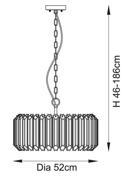 lysekrone glas stuelampe spisebord messing