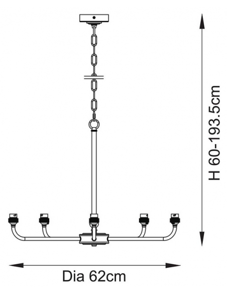 lysekrone skærme stuelampe spisebord messing