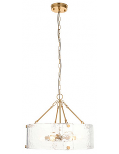 lysekrone glas stuelampe spisebord messing