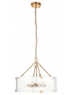 lysekrone glas stuelampe spisebord messing 2