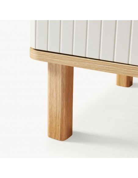 sengebord natbord træ opbevaring moderne eg