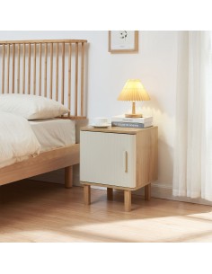 sengebord natbord træ opbevaring moderne eg 2