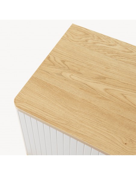 sengebord natbord træ opbevaring moderne eg