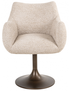 spisebordsstol armlæn stof moderne natur drejefod drejefunktion drej 2