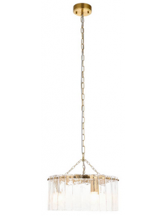 lysekrone glas stuelampe spisebord messing