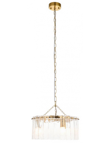 lysekrone glas stuelampe spisebord messing