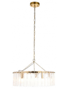 lysekrone glas stuelampe spisebord messing