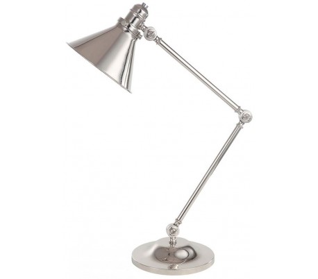 Provence Bordlampe H66 cm 1 x E27 - Poleret kobber