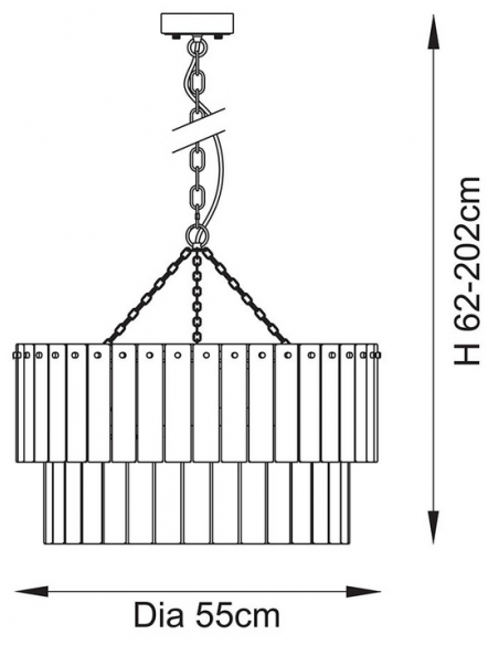 lysekrone glas stuelampe spisebord messing