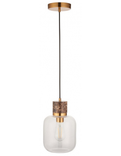 loftlampe pendellampe lampe pendel glas marmor sten stuelampe spisebord messing 2