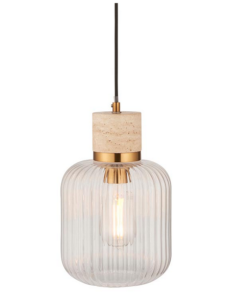 loftlampe pendellampe lampe pendel glas marmor sten stuelampe spisebord messing