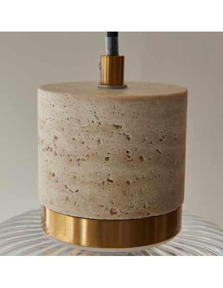 loftlampe pendellampe lampe pendel glas marmor sten stuelampe spisebord messing