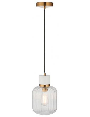 loftlampe pendellampe lampe pendel glas marmor sten stuelampe spisebord messing