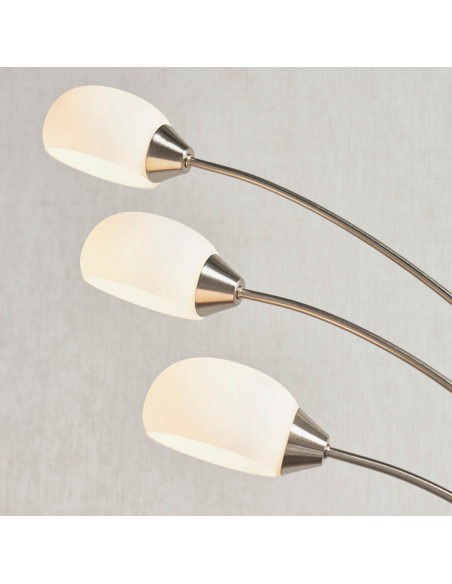 gulvlampe standerlampe retro stuelampe spisebord dæmpbar dæmper