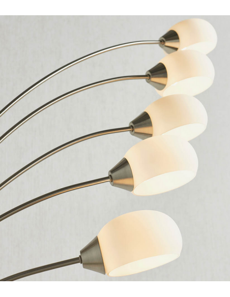 gulvlampe standerlampe retro stuelampe spisebord dæmpbar dæmper