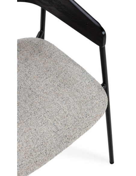 spisebordsstol armlæn stof moderne design