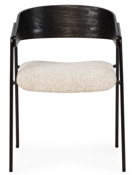 spisebordsstol armlæn stof moderne design