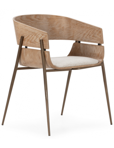 spisebordsstol armlæn stof moderne design