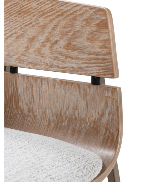 spisebordsstol armlæn stof moderne design