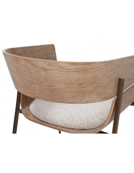 spisebordsstol armlæn stof moderne design