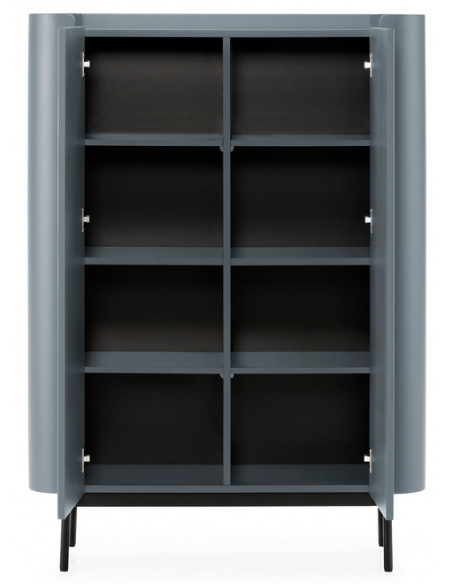 vitrineskab vitrine træ eg egetræ moderne design