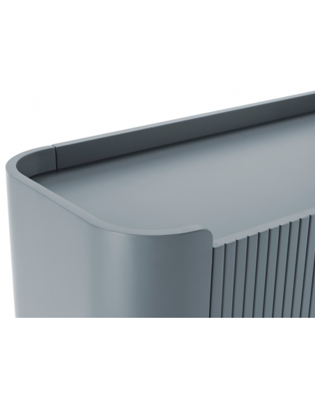 vitrineskab vitrine træ eg egetræ moderne design