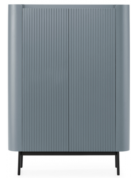 vitrineskab vitrine træ eg egetræ moderne design