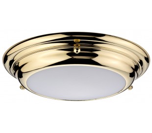 Badeværelseslampe messing loft 2