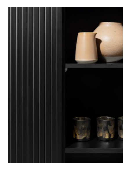 vitrineskab vitrine træ eg egetræ moderne design