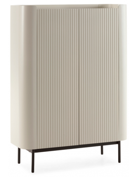 vitrineskab vitrine træ eg egetræ moderne design