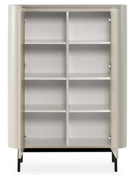 vitrineskab vitrine træ eg egetræ moderne design