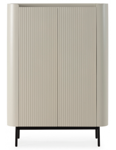 vitrineskab vitrine træ eg egetræ moderne design