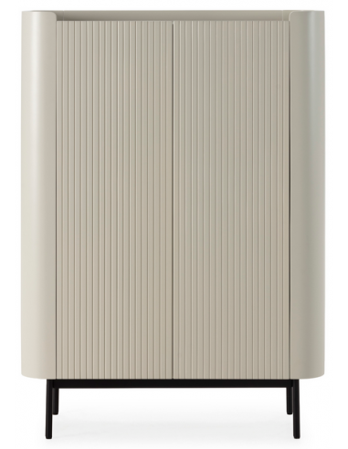 vitrineskab vitrine træ eg egetræ moderne design