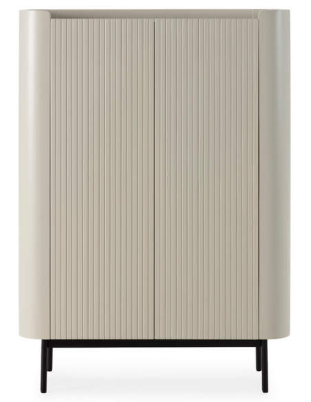 vitrineskab vitrine træ eg egetræ moderne design