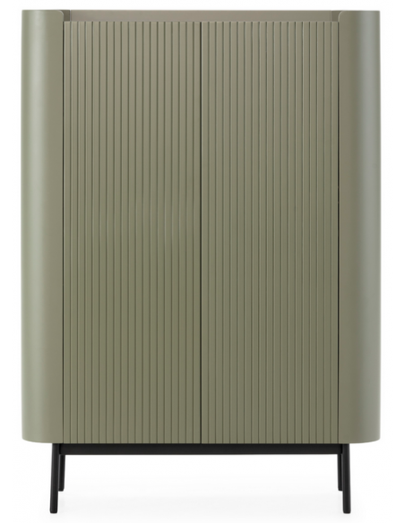 vitrineskab vitrine træ eg egetræ moderne design