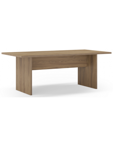 aflangt spisebord moderne design eg egetræ sort træ