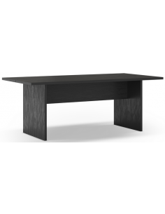 aflangt spisebord moderne design eg egetræ sort træ