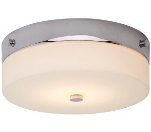 Tamar Badeværelseslampe i stål og glas Ø23,5 cm 1 x GX53 LED - Poleret guld