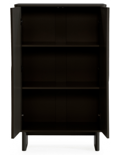 vitrineskab vitrine træ eg egetræ moderne design 2